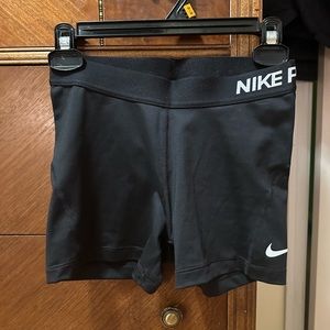 Nike Pro black spandex shorts